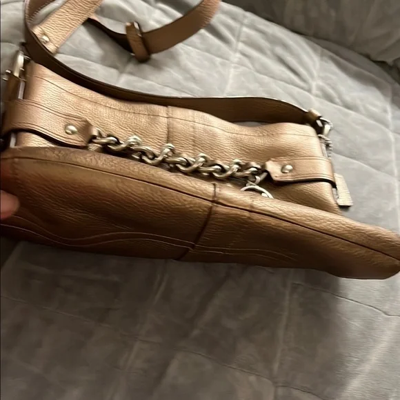 Coach Gold Crossbody Bag - Picture 5 of 9